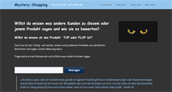 Desktop Screenshot of mystery-shopping24.com